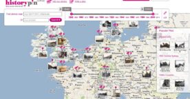 Des photos et cartes postales anciennes sur Google Map avec Historypin