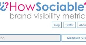 Calculer son indice de visibilité avec How sociable