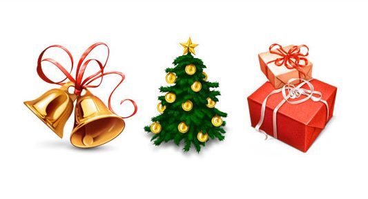 icônes de Noël