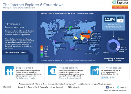 internet explorer 6