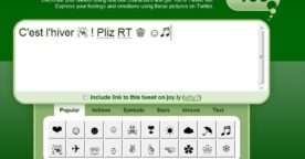 Intégrer des symboles et des smileys dans Twitter