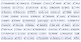 Le bouton Facebook Like à travers le monde