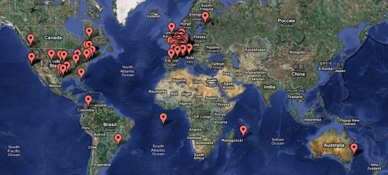 Map my following