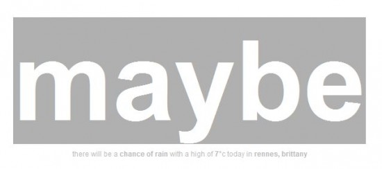 maybe