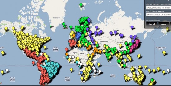 Newspapermap Newspaper Map