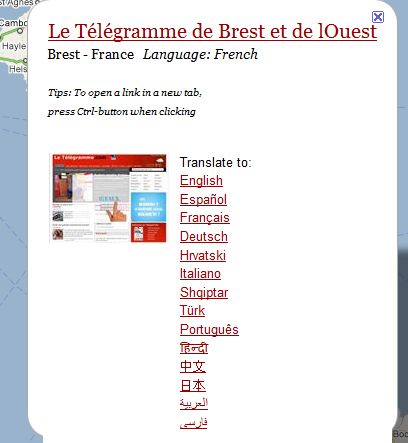 Newspapermap2 Newspaper Map