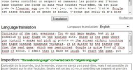 Traduire puis vérifier la traduction de ses textes