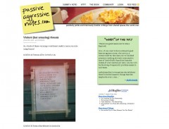passive aggressive notes