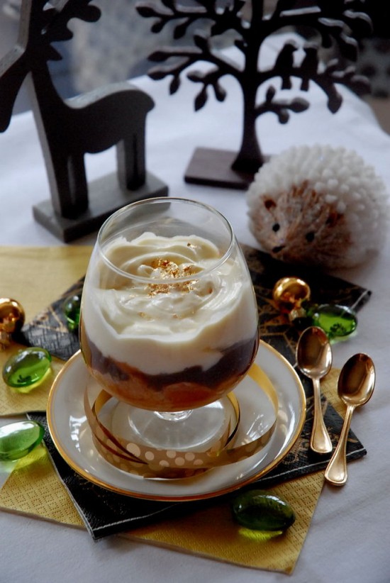 Trifle à la neige de Noël