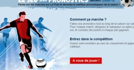 Concours de pronostics sur le football