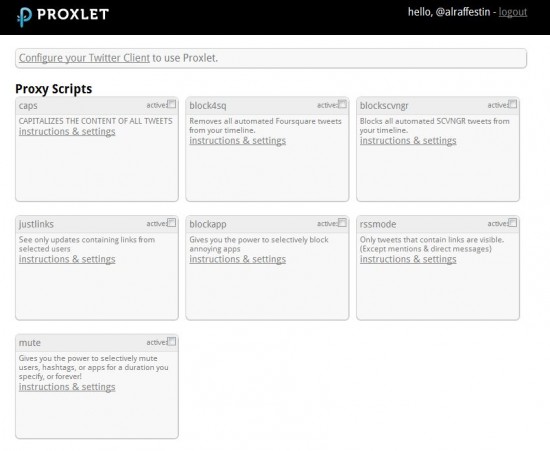 Proxlet