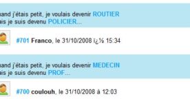 Quand j’étais petit, je voulais être pompier…