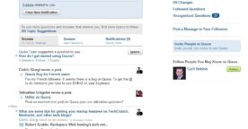 Des invitations pour Quora