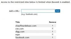 restricted