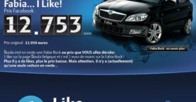 Campagne Facebook originale de Skoda