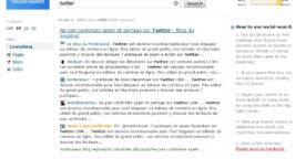 Social-Search, un moteur de recherche personnalisé pour Twitter et Facebook