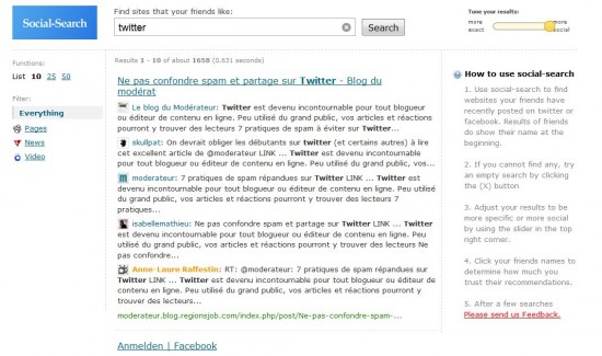 Social-search