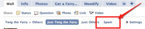 spam facebook