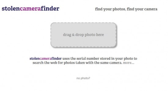 Stolen Camera Finder