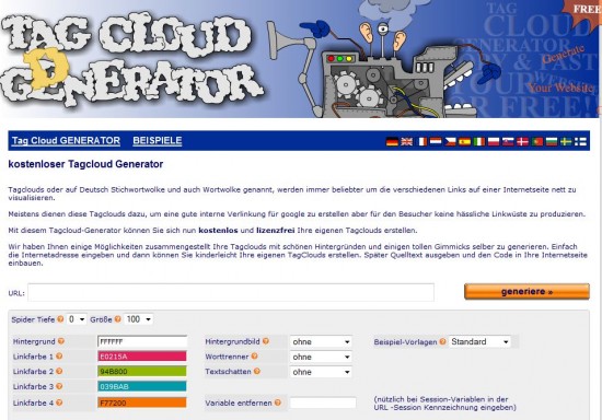 tag cloud generator