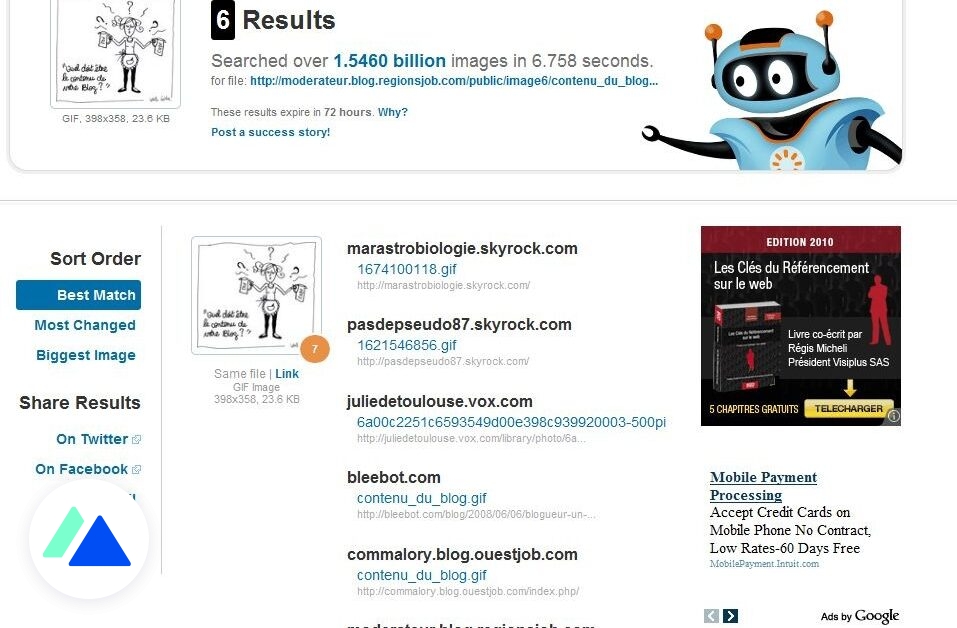 Les plugins Tineye de reconnaissance d’images