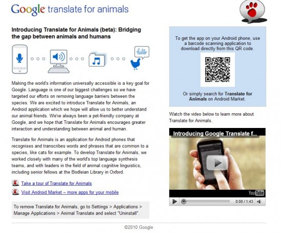 translate animals