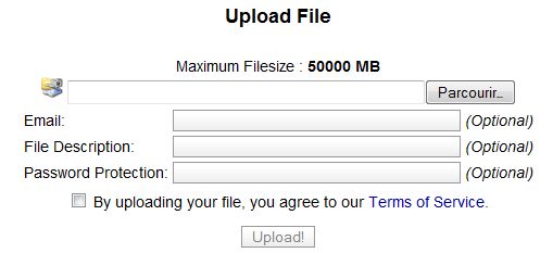 upload file
