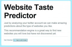 Website Taste Predictor