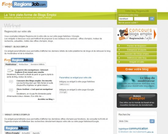 widgets