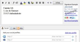Une signature sociale pour vos mails : l’extension firefox Wisestamp