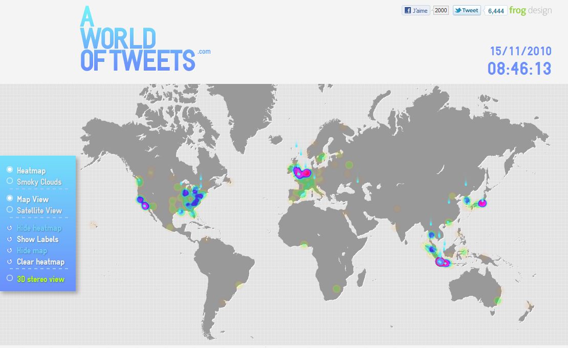 Les statistiques de Twitter à travers le monde : un monde de tweets - BDM