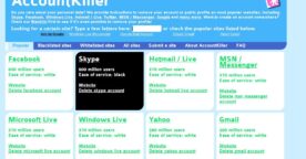 Supprimer ses comptes des sites et réseaux sociaux : AccountKiller