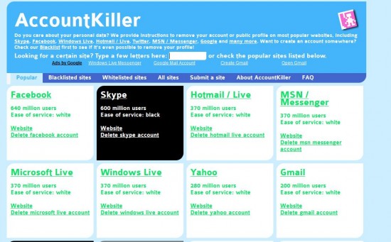 Accountkiller AccountKiller