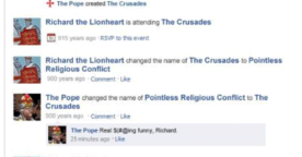 L’histoire vue par Facebook