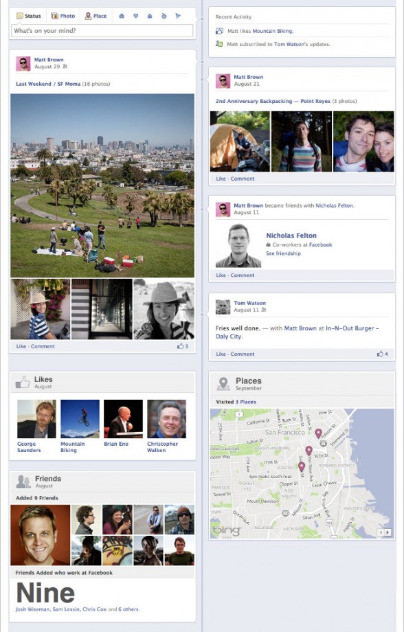 Timeline Facebook