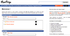 MonFrigo, service de gestion de vos listes de courses