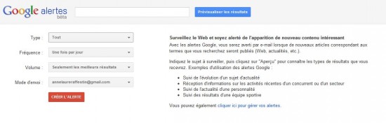Google Alertes