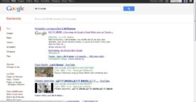 Let it snow sur Google