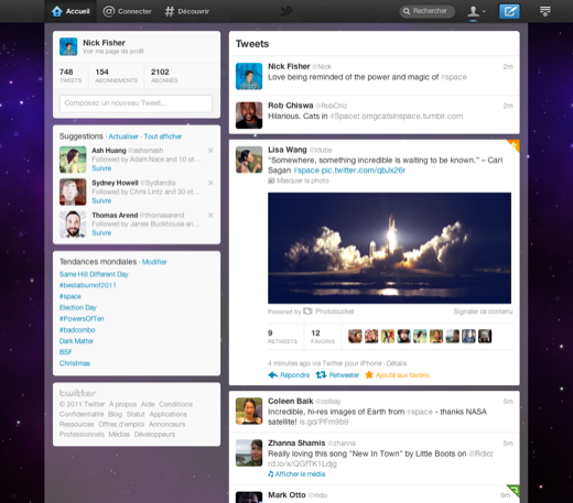 Nouvelle version twitter