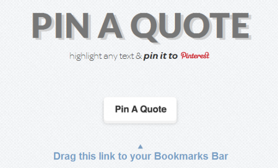 pin a quote