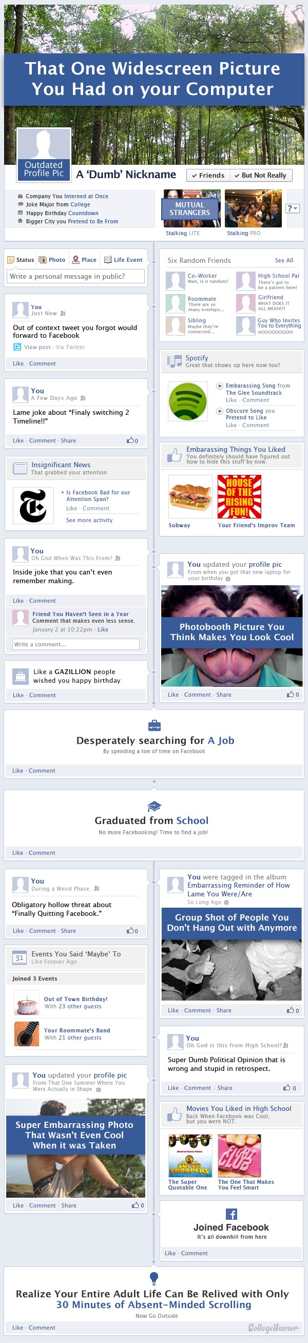 facebook timeline