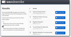 Nettoyer rapidement ses emails avec Unsuscribr