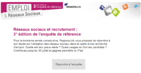 Enquête : l’utilisation des réseaux sociaux dans la recherche d’emploi