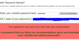 Vérifier si son mot de passe LinkedIn a été hacké