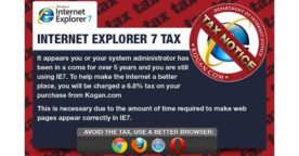 Une taxe sur les utilisateurs d’Internet Explorer 7