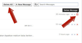 Supprimer ses messages privés sur Facebook