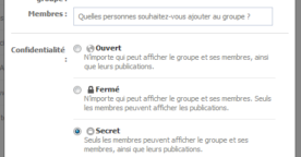 Comment créer un groupe secret sur Facebook