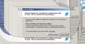 Fun – revivre les bugs d’Internet Explorer 6