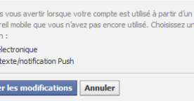 Sécuriser l’accès à son compte Facebook