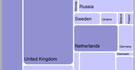 La carte du monde selon Twitter